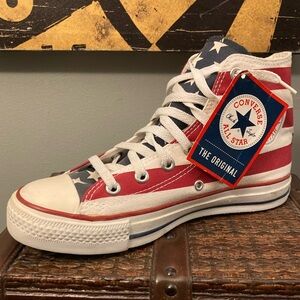 Rare Converse Chuck Taylor High Tops - 
Stars & Bars/ Stars & Stripes - ‘M8437’